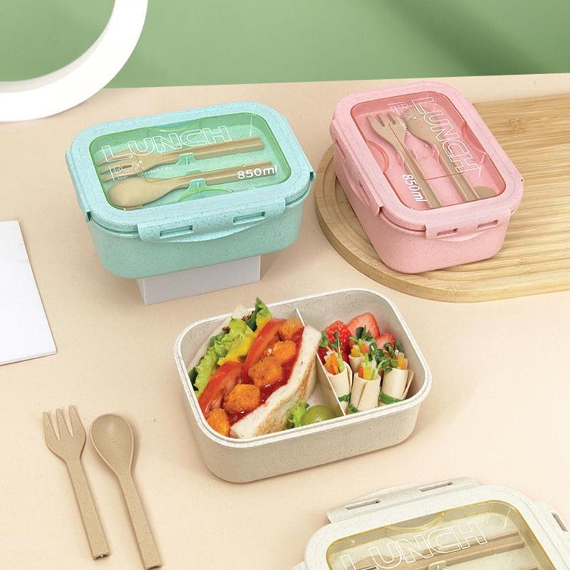 Product Introduction of 1pc Bento Box Leakproof Lunch Containers Cute Lunch Boxes For Spoon/Chopsticks Dishwasher I5X9 26