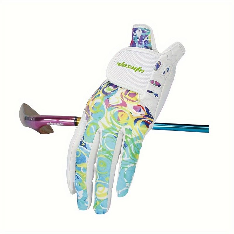 Soft Sheepskin Golf Gloves - 1 Pair for Women, Breathable Stretch Lycra, Fashion Non-slip with Wear-resistant Palm, Perfect Gift for Female Golf Enthusiasts 6