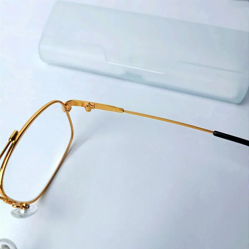 Kính lão gọng dẻo có độ 0.5-4 độ cho người già kính viễn thị gọng titan nam Nữ 5
