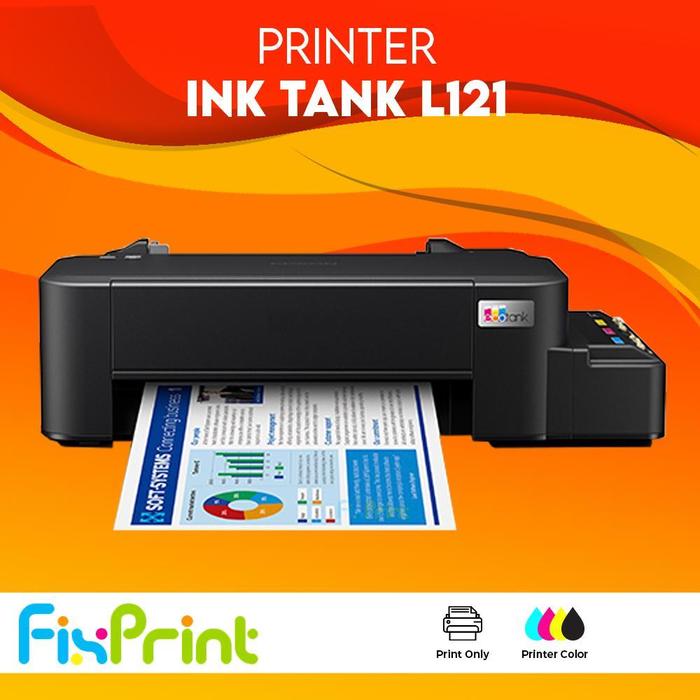 Jual EPSON L121 Ink Tank Single Function Printer Print Only L-121 L 121 ...