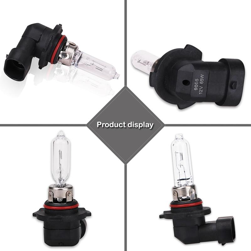 Bóng đèn Halogen, 1 cái, 55W, 12V, Kính thạch anh, Đèn sương mù ô tô, Bóng đèn đèn pha tự động, Đèn sương mù màu trắng, Lam 7