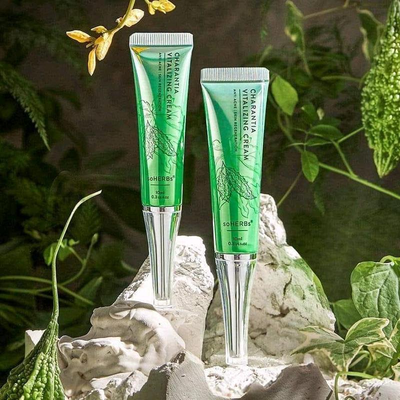 COMBO 2 KEM CAO KHỔ QUA soHERBs 10ml ( Charantia vitalizing cream ) - Hỗ trợ giảm mụn Skincare Chăm Sóc Da Nữ