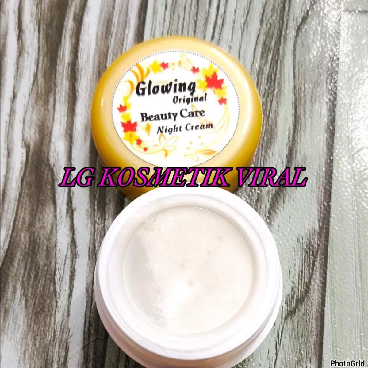 CREAM GLOWING GOLD MALAM AJA Pencerah Wajah