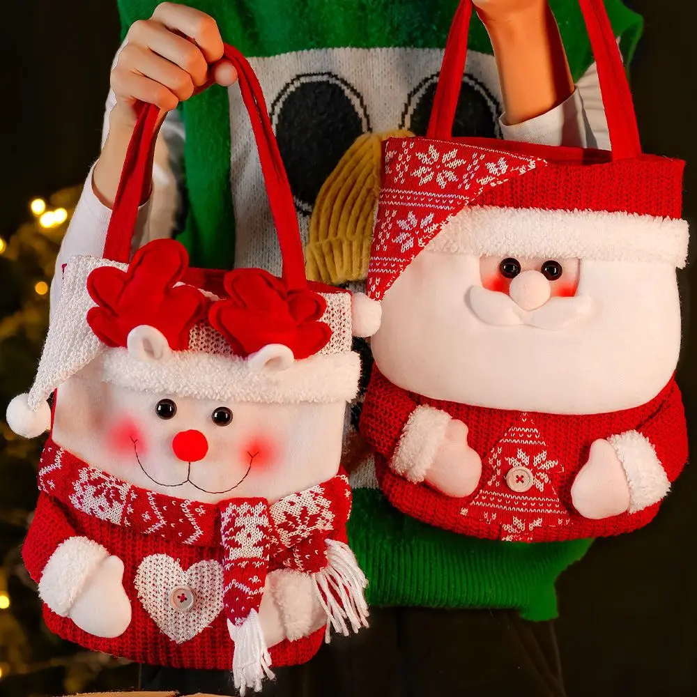 Christmas Apple Bag Portable Christmas Eve Gift Bag Children's Christmas Gift Bag Christmas Eve Fruit Candy Bag