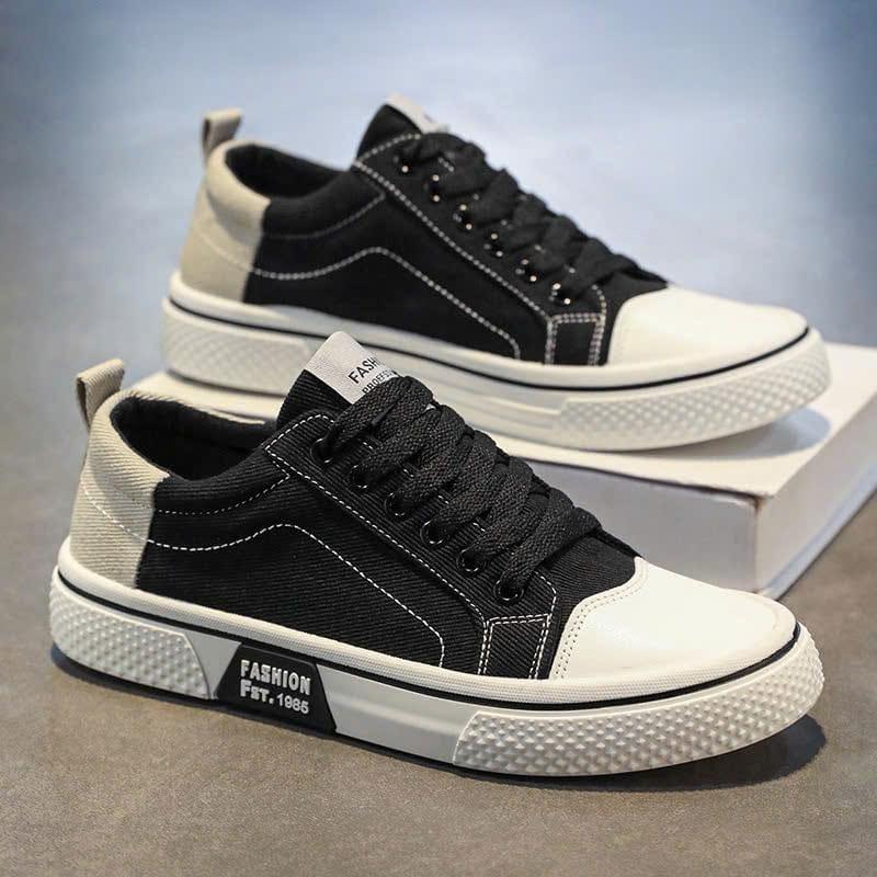 Giày Nam, Giày Sneaker Nam Chất Vải Canvas Phong Cách Hàn Quốc, Thời Trang, Thoáng Khí, Siêu Nhẹ (K120) 0