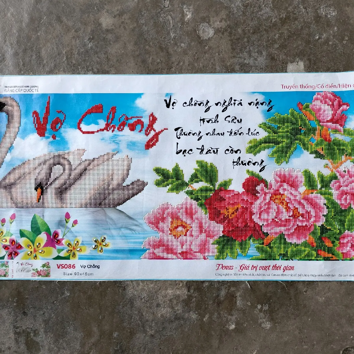 tranh đá thành phẩm 90x45
