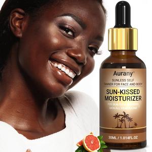 Hydrating Self Tanning Lotion, Self Tanning Drops, Moisturizing Sunless Tanning Lotion, Quick-drying Fake Tan for All Skin Types, Suitable for Men & Women