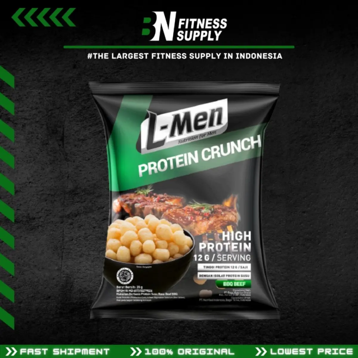 L-Men Protein Crunch Snack
