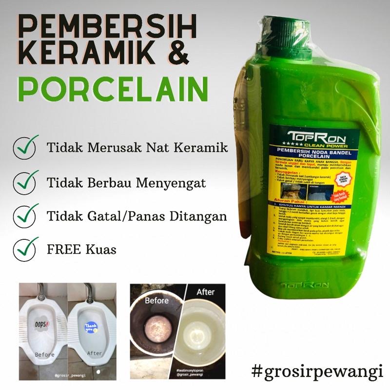 TOPRON PEMBERSIH KERAMIK ORIGINAL PEMBERSIH KAMAR MANDI Dan TOILET Lantai pewangi  laundry 1