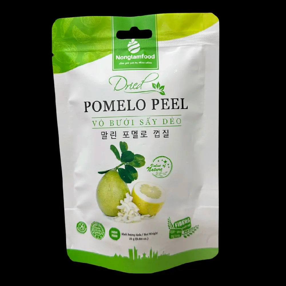 Vỏ bưởi sấy dẻo 25g -Nông Lâm Food