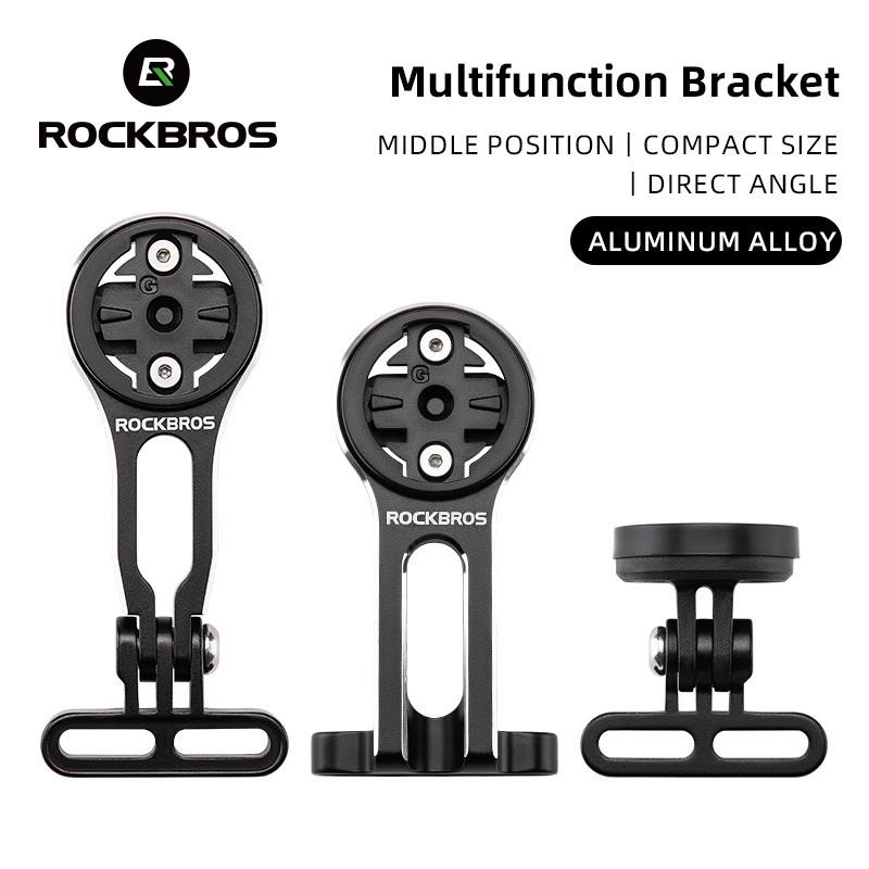 Giá Đỡ Mở Rộng Đồng Hồ Tốc Độ, ROCKBROS, Cho Garmin Wahoo Bryton, Giá Đỡ Gắn Chân Đế Tay Lái Hợp Kim Nhôm Tích Hợp, Giá Đỡ Hỗ Trợ Mở Rộng Đèn Pha Và Camera Xe Đạp Gắn Xe Đạp Đạp Xe Đạp Sports