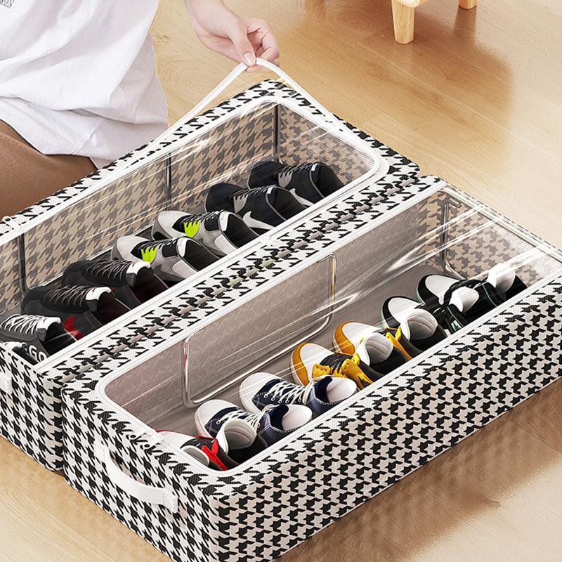 U-Living Storage Box Organizer Sepatu PVC Kotak Sepatu Transparan ...