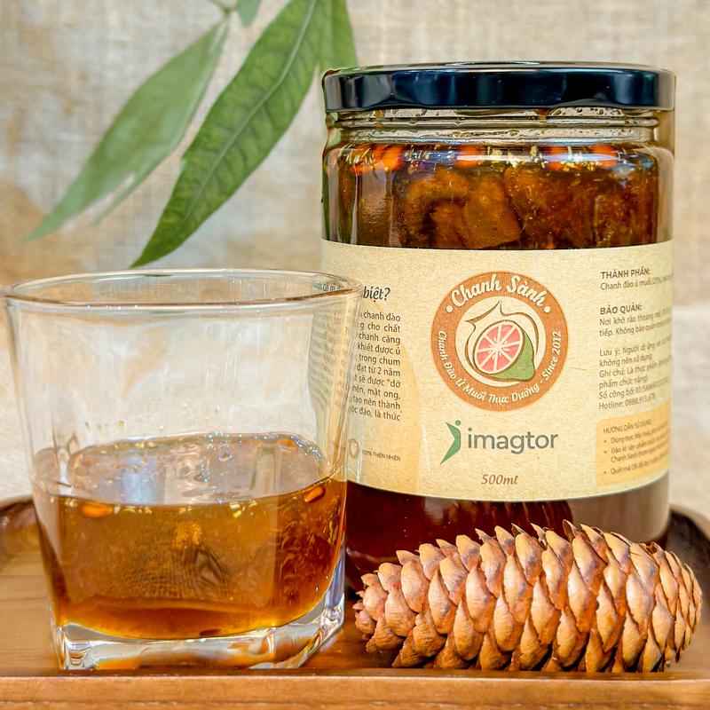 [IMT] Hũ 500ml - Chanh Sành, Chanh Đào Ủ Muối Mật Ong Thực Dưỡng Vị Thơm Dịu Ngọt, Dễ Sử Dụng Siro
