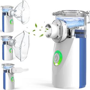 Portable Ultrasonic Air Humidifier, 1 Box Rechargeable Handheld Nebulizer with 3 Adjustable Modes, Suitable for Home and Travel