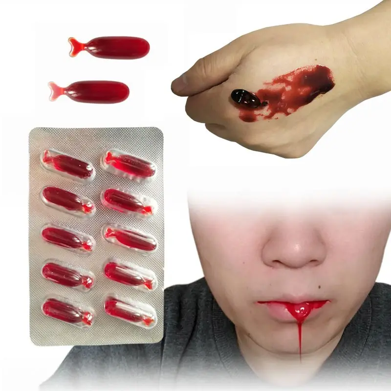 FBP 10 pcs kapsul darah palsu gigit fake blood 0