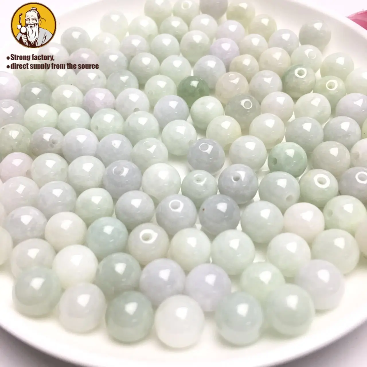 Hạt Ngọc Bích A Jadeite, Hạt Ngọc Bích Ngọc Bích, Hạt Tròn 7Mm, Hạt Ngọc Bích Ngọc Bích, 50 Miếng, Thích Hợp Để Tự Làm, Hạt Ngọc Bích Ngọc Bích