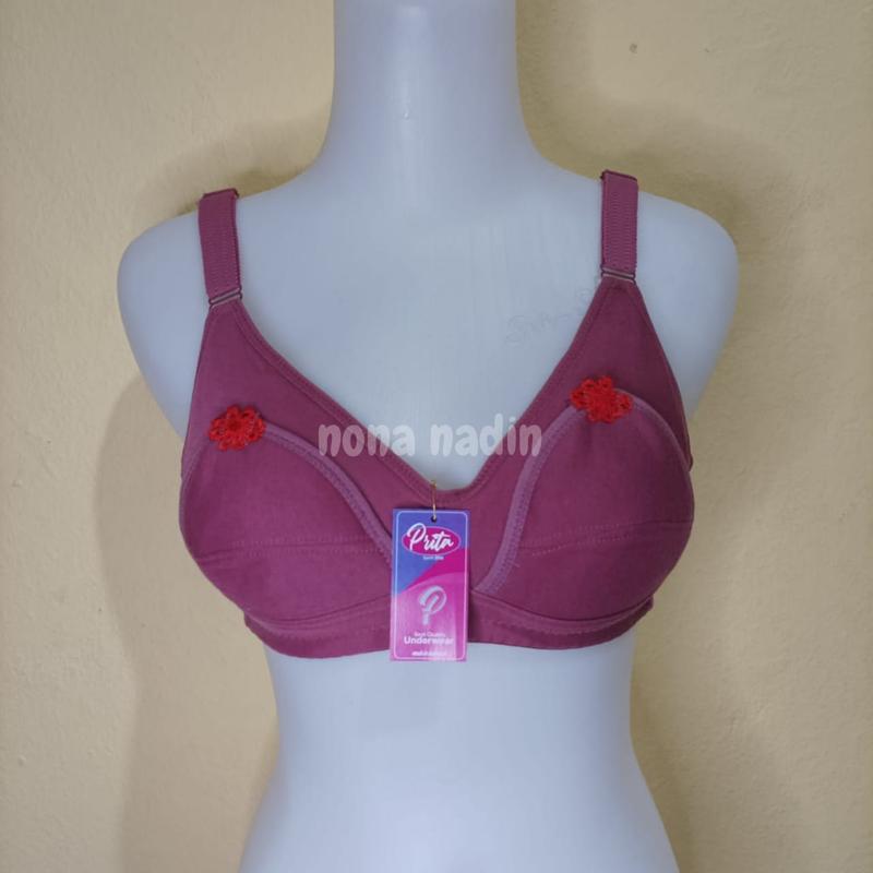 Paket isi 3 pcs BH Menyusui Tanpa Busa & Tanpa Kawat / Bra Maternity / Nursing Bra Nyaman 5