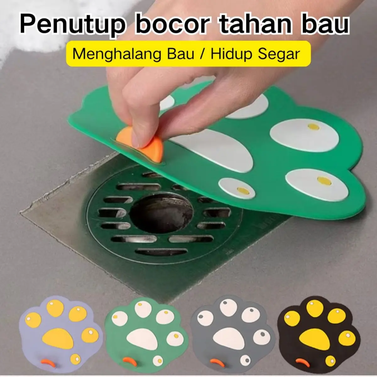 Pemantau Kualitas Udara Penutup Saluran Lantai Anti Bau & Tersumbat – Filter Multifungsi untuk Kamar Mandi, Dapur, Toilet, Balkon, dan Cuci Pakaian