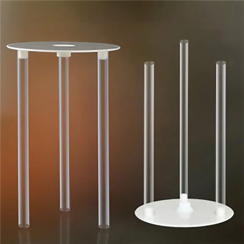 Khung Hỗ Trợ Bánh, Nhiều Lớp, Khuôn Chân Đế Thực Dụng, Giá Đỡ Hỗ Trợ Món Tráng Miệng Tròn, Giá Đỡ Cọc Đệm, Dụng Cụ Trang Trí Bánh Tự Làm Nhà Bếp 2