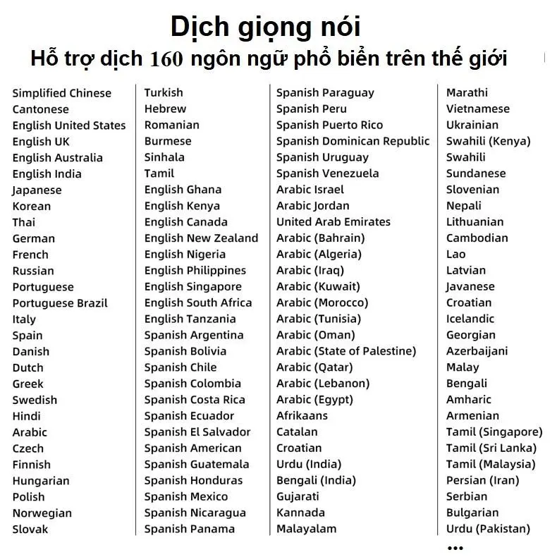 Bút Quét Từ Điển thương hiệu JOHNSON thông Minh hỗ trợ 160 Ngôn Ngữ Trên Thế Giới nhỏ gọn thuận tiện cầm tay có màn hình cảm ứng 3 inch, hỗ trợ kết nối WIFI và khe cắm thẻ nhớ - Hàng nhập khẩu 4