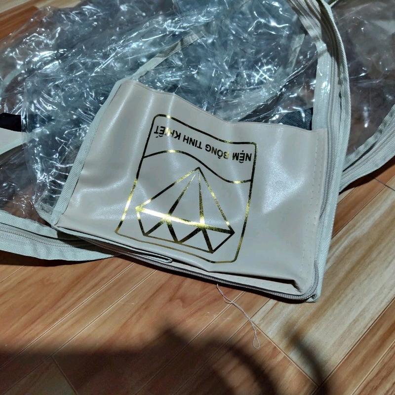 Túi bọc nệm gấp 3 khúc hàng loại 1 Có khóa kéo