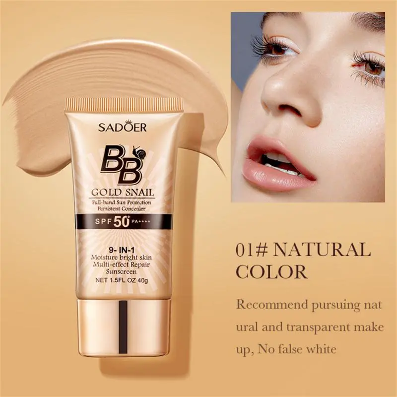 Kem Chống Nắng, SPF50, Kem Nền Che Khuyết Điểm, Kem Dưỡng Da Trong Suốt, Kem Khuôn BB, Thích Hợp Cho Mặt Và Cơ Thể, Chống Nắng Mặt Trời, Kem Dưỡng Ẩm Làm Trắng, Lâu Trôi 2