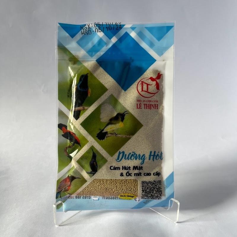 Cám chim Hút mật dưỡng hót Lê Thịnh 100g phụ kiện lồng chim Huyền Trần