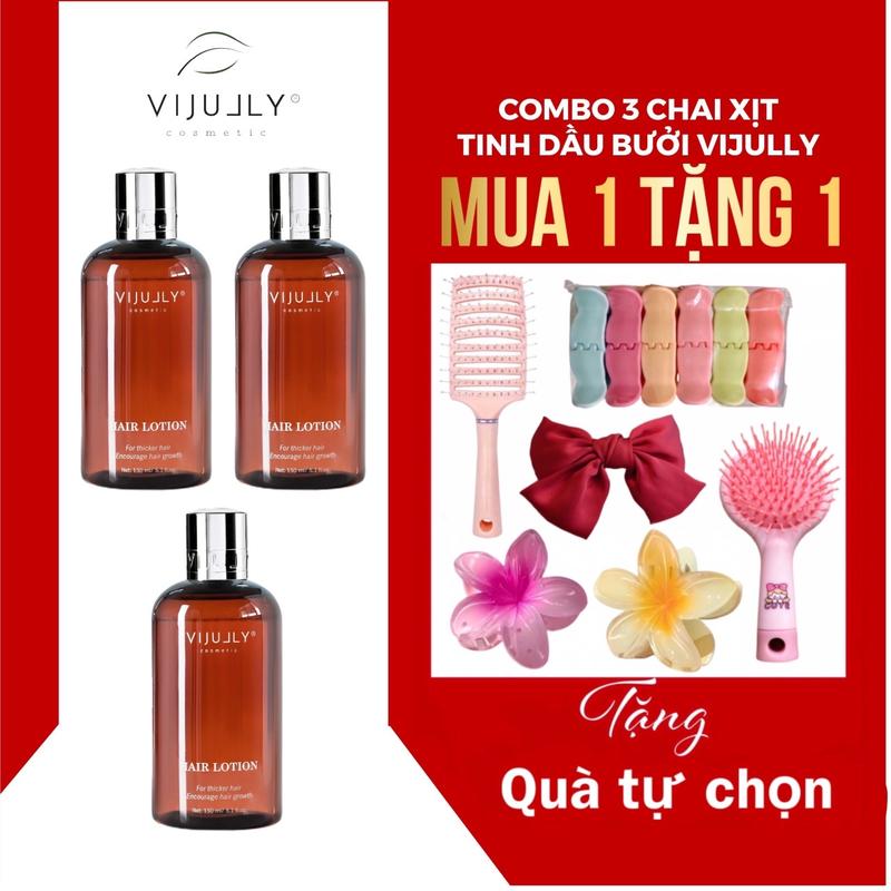 Product Introduction of COMBO sỉ 3 chai xịt bưởi VI JULLY hỗ trợ giảm rụng , mọc tóc 2