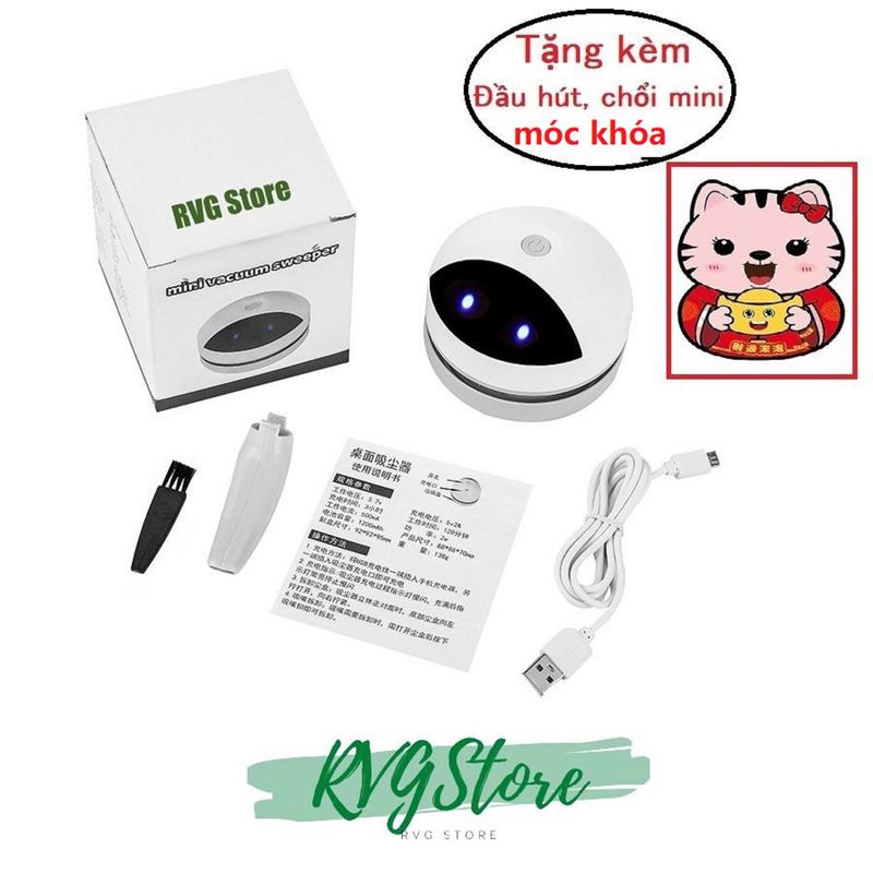 Product Introduction of Máy Hút Bụi Cầm Tay Mini M19, Hút Bui Bàn Phím Đa Năng Đầu Robot, Tặng Kèm Vòi Hút, Chổi Mini Mẫu Mới. Làm Sạch 29