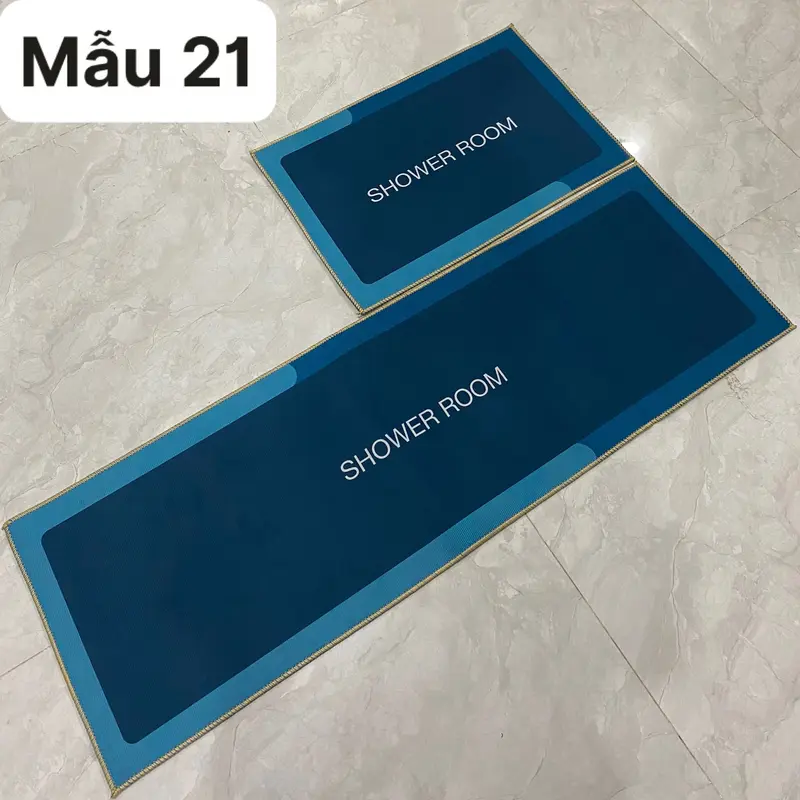 Thảm Lau Chân Nhà Bếp , Bộ 2 Thảm Bếp Hình 3D Loại Đẹp , Thảm Chùi Chân Giá Sỉ 6