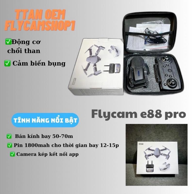 [PK Store - Phukientot] Flycam e88 Pro (bay 30-50m) tập chơi , có camera (động cơ chổi than giá rẻ)