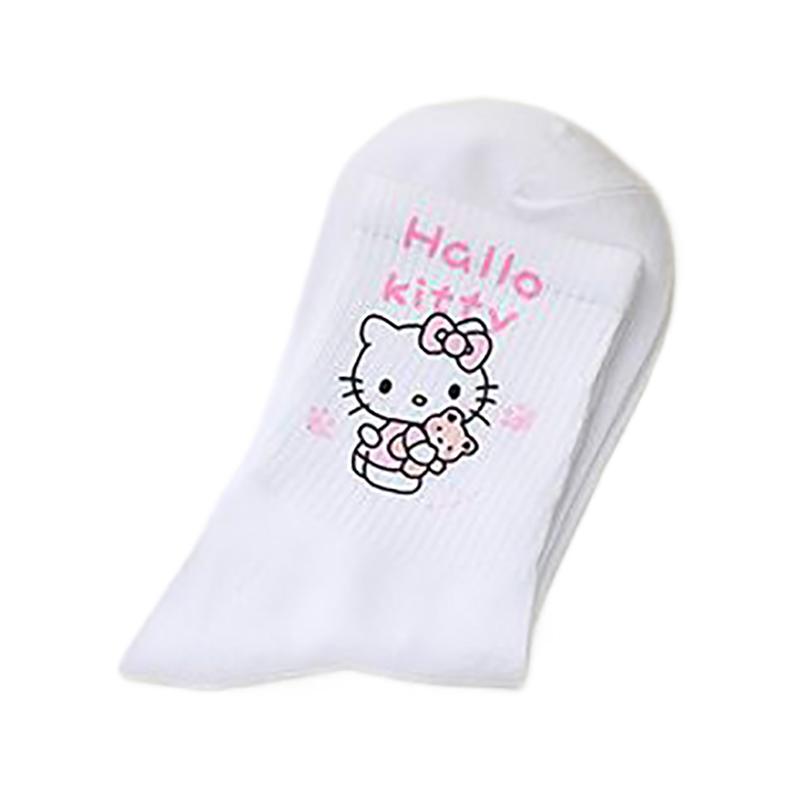 Product Introduction of Tất Bông, Sanrios, Thiết Kế Dễ Thương, Hình Anime Hellokittys Và Mymelody, Tất Giữa Bắp Chân, Dành Cho Phụ Nữ Và Trẻ Em, Tất Ngắn, Thích Hợp Cho Mùa Hè, Tuyệt Vời Làm Quà Tặng, Cho Bé Gái 16