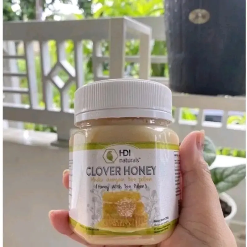 clover honey HDI 250gr exp 2028 original + sendok kayu 0