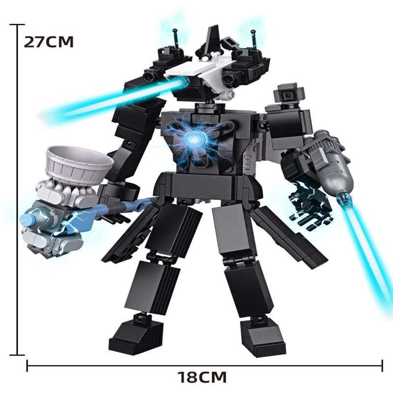 Bộ đồ chơi lắp ráp Toilet Skibidi Titan Sound Man CameraMan Titan TVman Loa SpeakerMan V2 Toy 7
