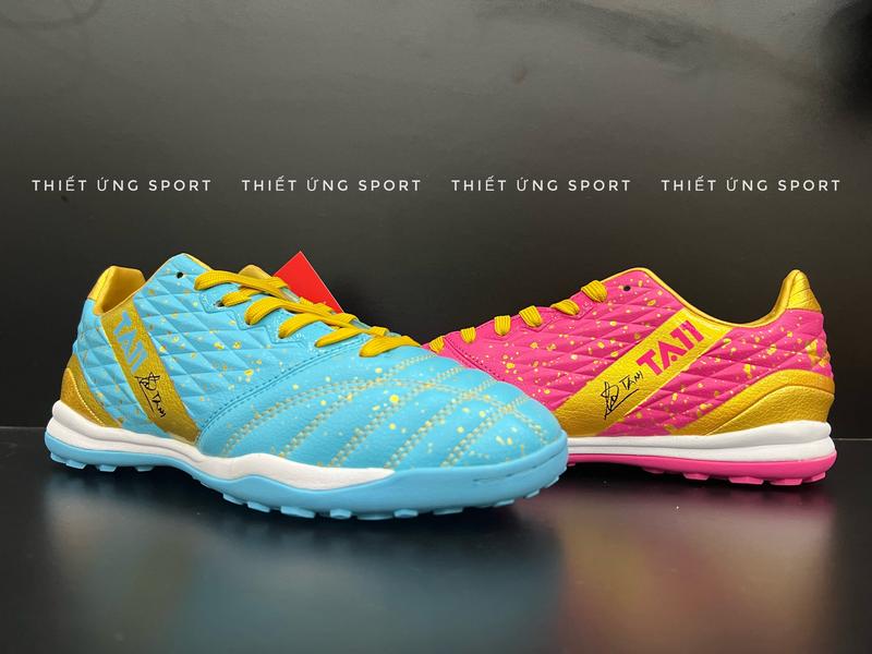 KAMITO TA11 - Mix màu Xanh ngọc - hồng - Giày đá bóng Kamito TA11, Hàng chính hãng - Full size - Ảnh thật shop chụp