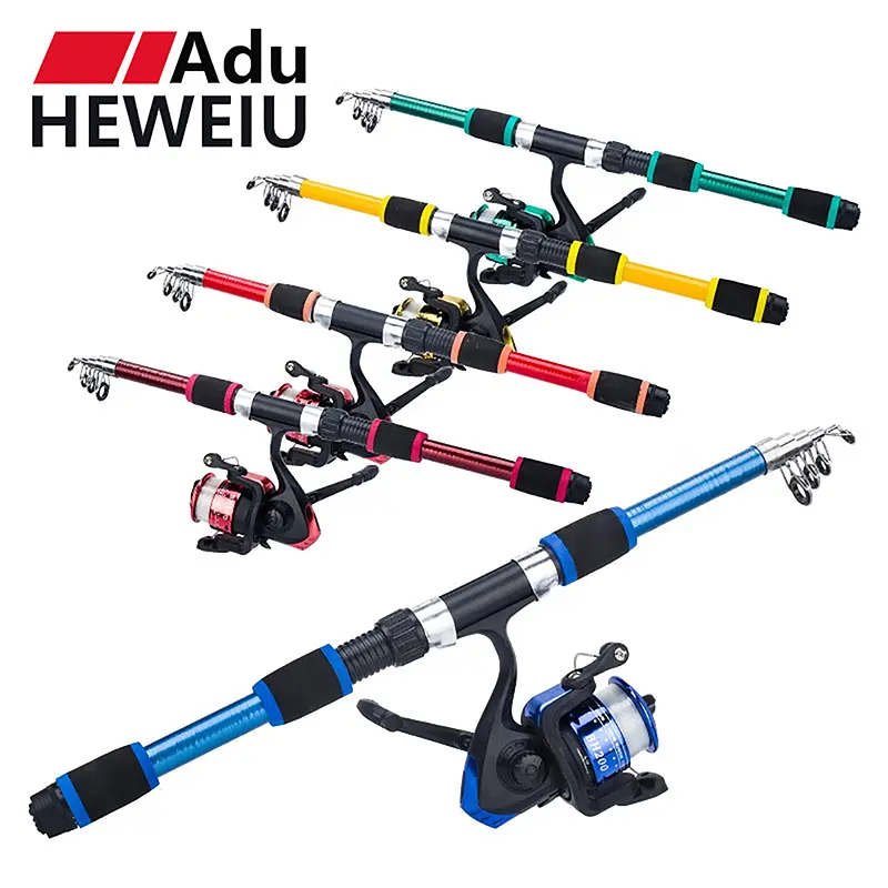 Cần Câu Quay Sợi FRP, Cần Câu Đúc, Cần Câu Cá Hồi, Cá Chép, Dụng Cụ Câu Cá
