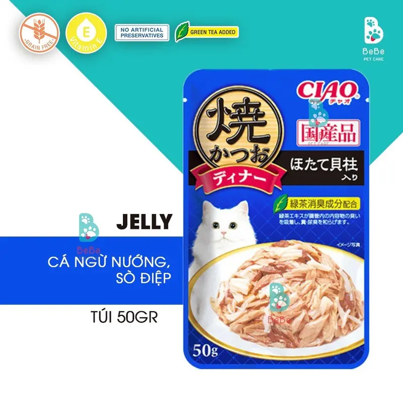 PATE CIAO Thơm Ngon Dành Cho Mèo Mọi Lứa Tuổi 5