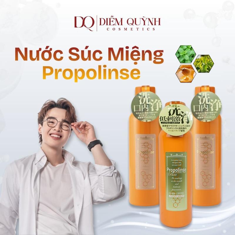 Nước Súc Miệng Propolinse Nhật Bản 600ml đủ màu - Loại Bỏ Mảng Bám Thức Ăn