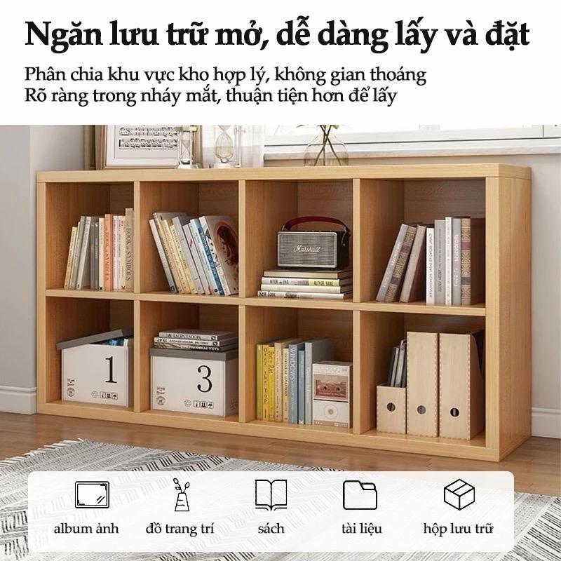 Kệ sách 8 ô , kệ đa năng ,lắp ghép tiện lợi,decor 1