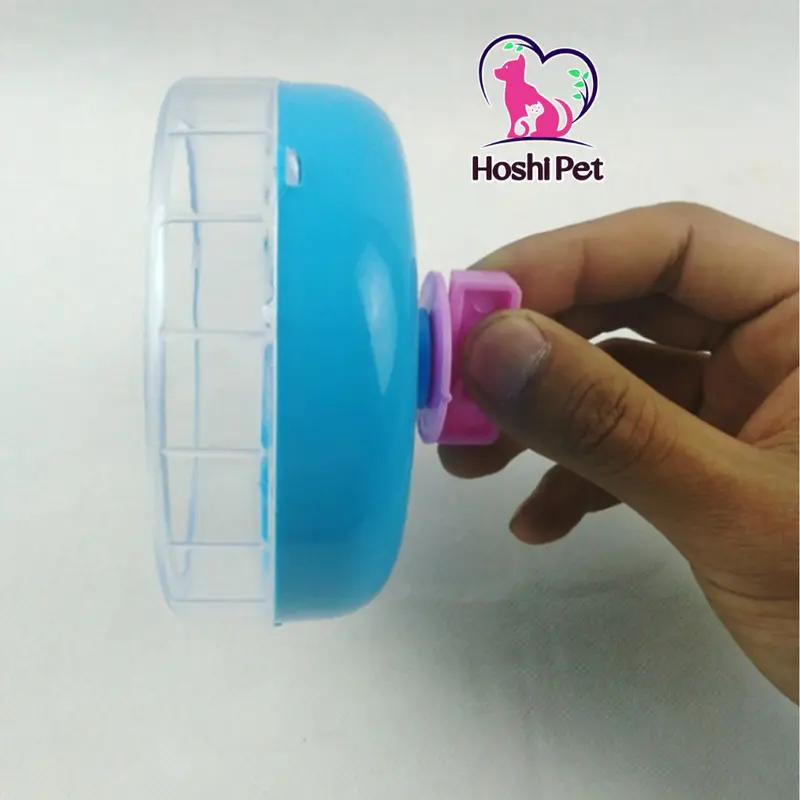 Wheel hamster 11cm không kèm đáy Hoshi Pet VQ01 - Vòng quay chạy hamster 3