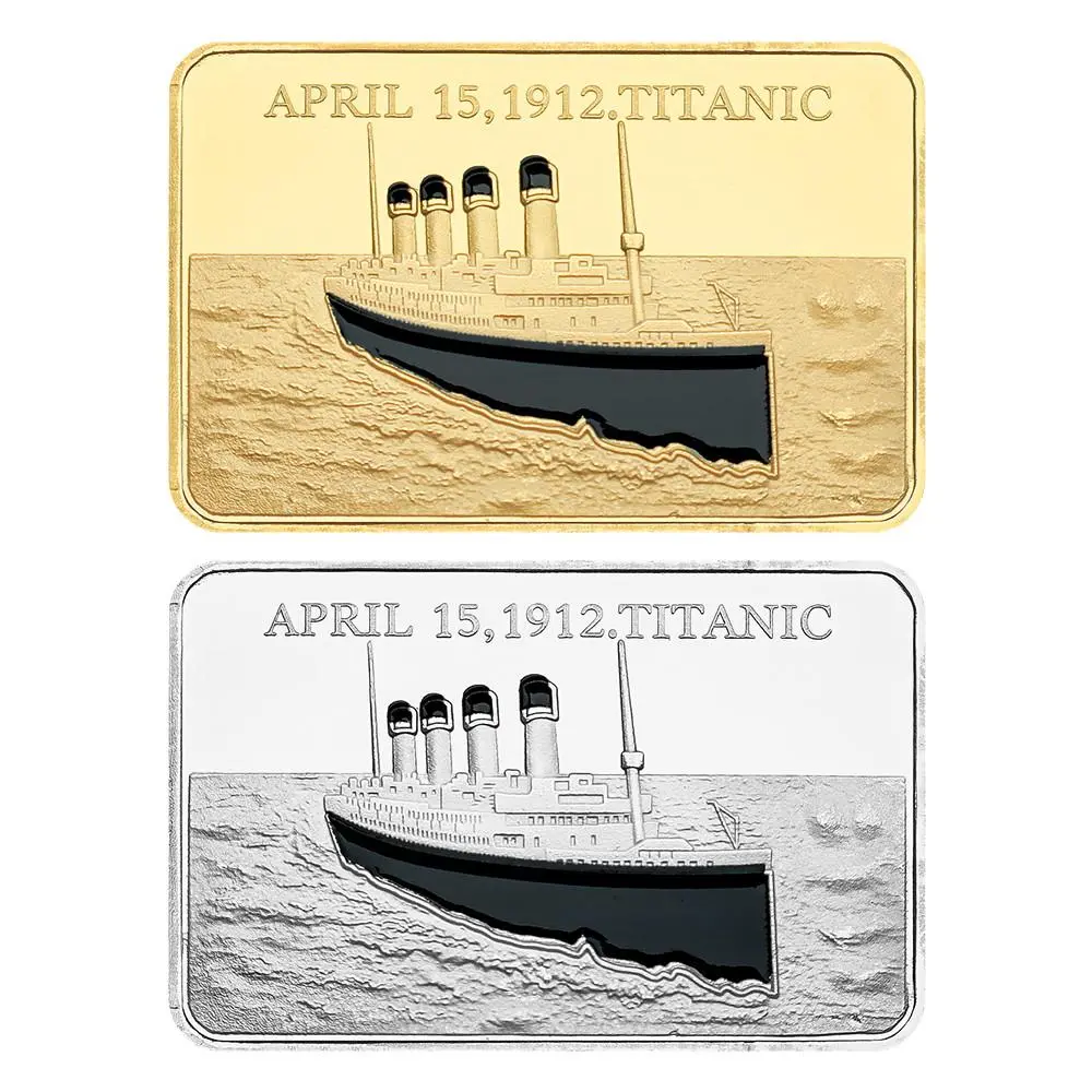 Titanic Cruise Ship Design Metal Medal, 1 Count Commemorative Medal, Party Favors for Men & Women, Party Supplies, Decor