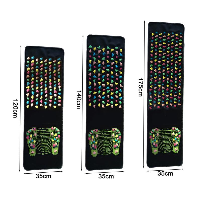 Product Introduction of Foot Reflexology Massager Mat Feet Pain Relief Muscle Relaxation Kids Adults Anti-slip Foldable Acupressure Pad Portable Stone Walking Massage Tool 0