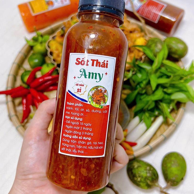 Sốt Thái Trộn Chân Gà Siêu Thấm - chai 330ml Hương Vị Chua Cay Mặn Ngọt - Gia Vị Nước Sốt muoi  ot