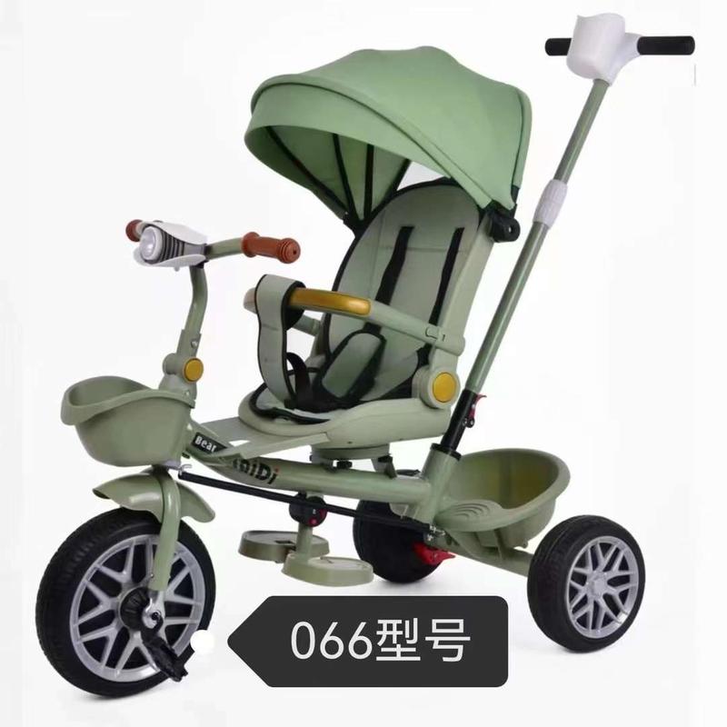 xe đẩy trẻ em, xe đạp ba bánh cho bé, ghế xoay chiều đặc biệt nằm ngả nghiêng, xoay 360 độ
