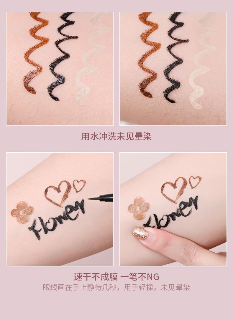 Product Introduction of Bobby's Aegyo-sal Eyeliner Pen Long-lasting Beginner Ultra-fine Colorful Shading Waterproof Non-smudge 10