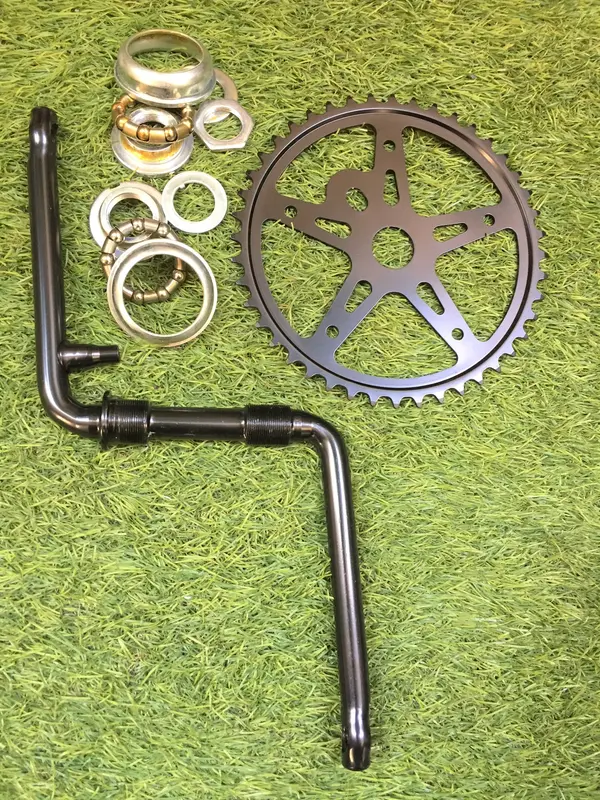 Crankset crank gir langsung sepeda ukuran 16 dan 20 Unicycle Tersedia Engkolan Saja 4