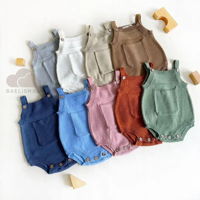 Knit Jumper Overall Bayi / Jumpsuit Baby / Romper Rajut / Bodysuit Anak (Newborn) Baelish Kids 0