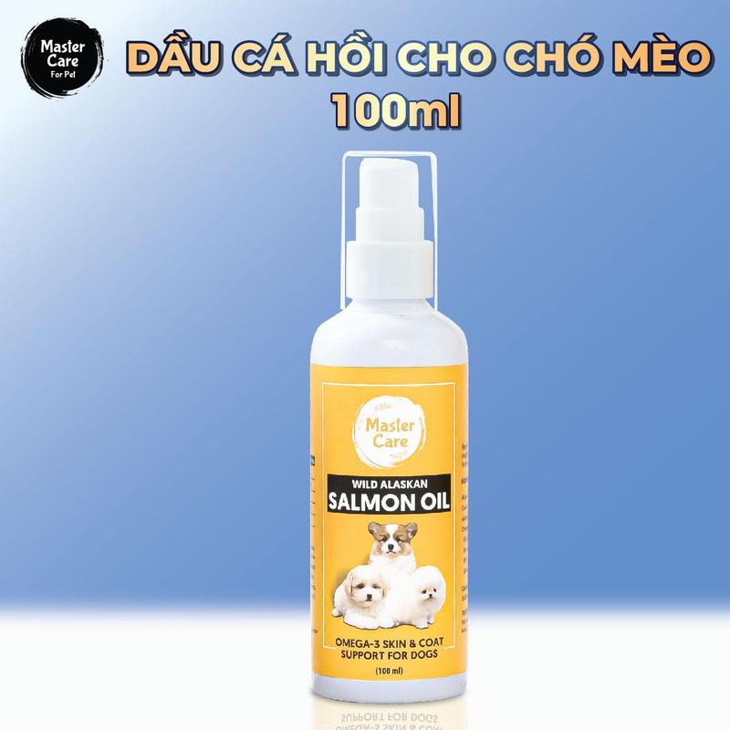 [Tín x MasterCare] Dầu Cá Hồi cho Chó Mèo 100ML MasterCare For Pet - Dưỡng Lông Cho Chó Mèo Làm Mượt Lông