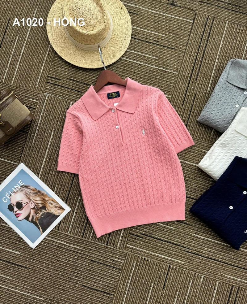Product Introduction of SIÊU HOT LEN THÊU SIÊU ĐẸP XỊN XÒ.  Len thừng cổ polo thêu ngực, chất len thỏ angora cao cấp mềm êm như da em bé, form dáng xinh ,trẻ. A1020  Sz SML 3