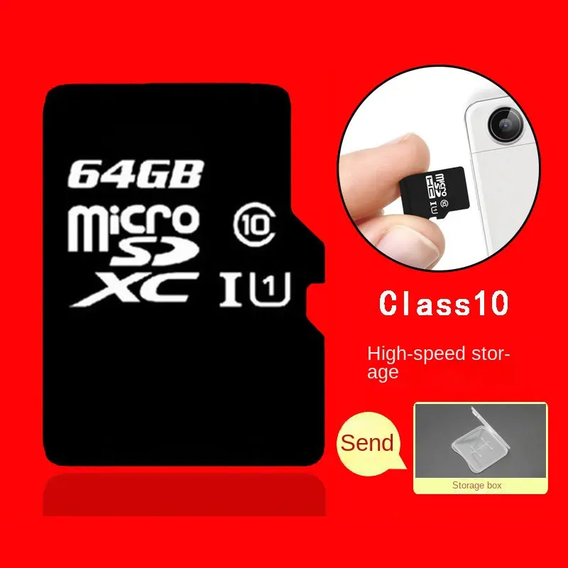 Thẻ nhớ 64G cho Điện Thoại Di Động Thẻ nhớ tốc độ cao Thẻ TF dung lượng lớn Thẻ nhớ máy ghi 8g16g32 Phụ Kiện Camera